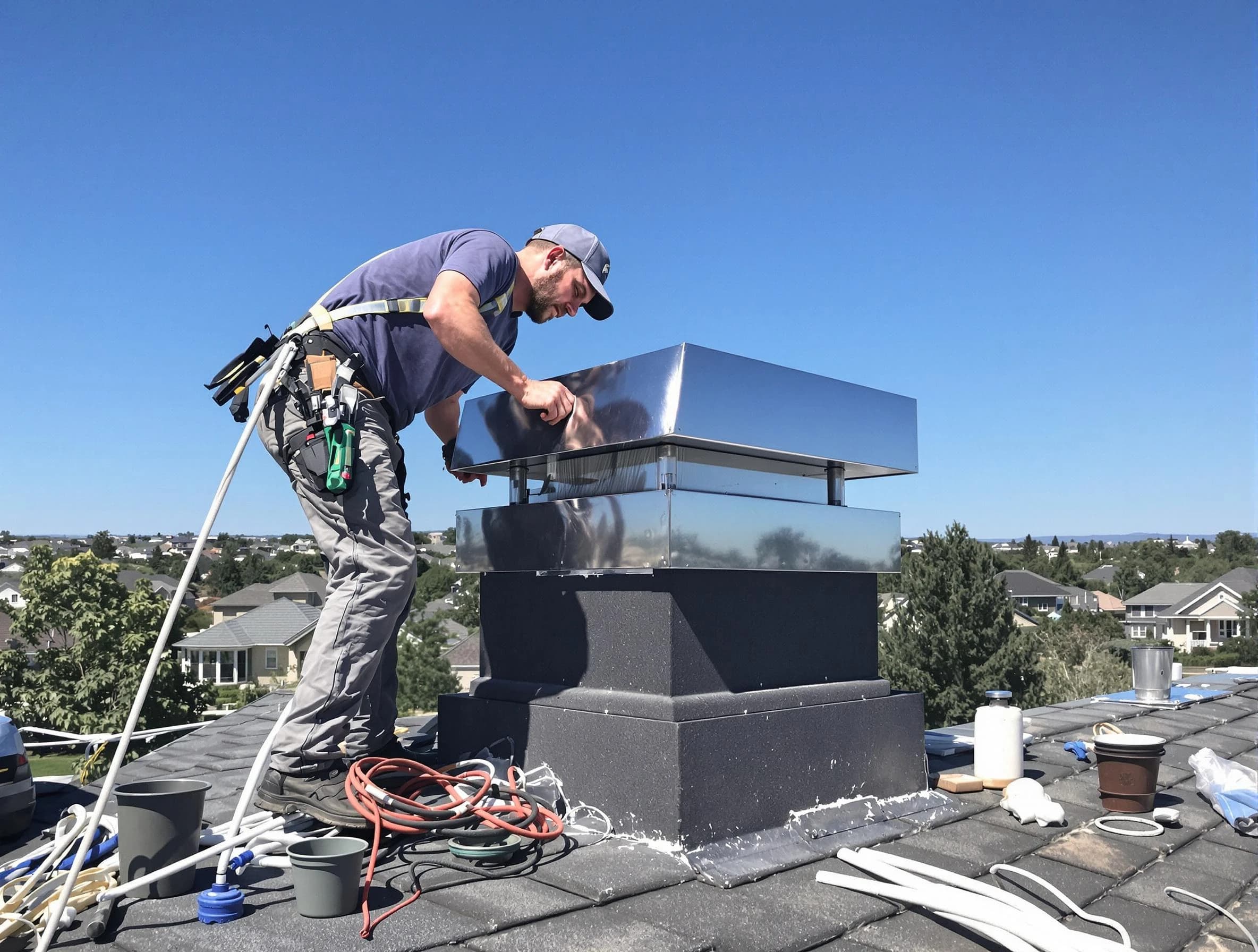 Chimney Cap Services service in Parsippany-Troy Hills, NJ